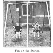 Fun on the swings [editor's note: Methodist Homes for Children]